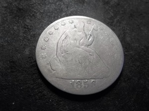 lot 2 image: 1856 O Seated Liberty Silver Half Dollar