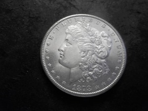 lot 19 image: 1878 S Morgan Silver Dollar