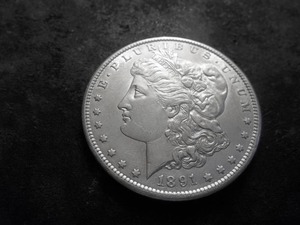 lot 35 image: 1891 S Morgan Silver Dollar