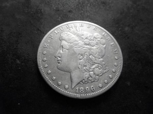1896 S Morgan Silver Dollar