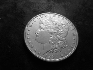 lot 38 image: 1897 Morgan Silver Dollar
