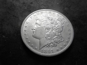 1897 S Morgan Silver Dollar