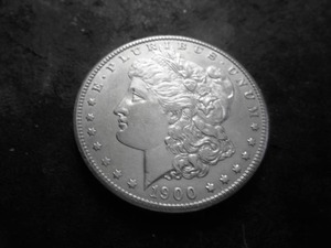 lot 42 image: 1900 S Morgan Silver Dollar