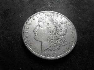lot 48 image: 1921 Morgan Silver Dollar