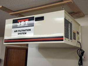 lot 7 image: Jet AFS-1000B Air Filtration Unit with Remote