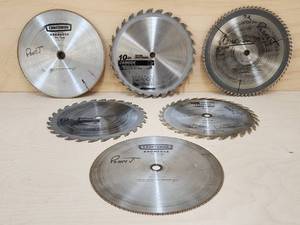 lot 9 image: 6 Assorted 10 inch Woodworking Saw Blades