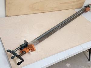lot 70 image: Set of Woodworking Pipe Clamps