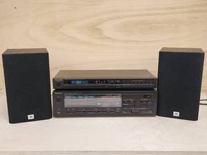 lot 6 image: Workshop Technics Stereo Receiver with JBL Speakers