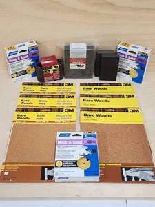 lot 76 image: Assorted Grit Sand Paper and Disks