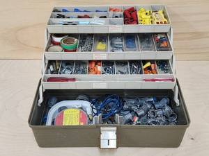 lot 31 image: Electricians Toolbox with Contents