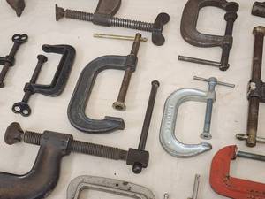 lot 99 image: Assorted C-Clamps