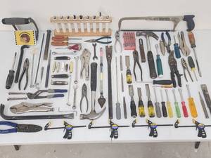 lot 104 image: Large Assortment of Hand Tools