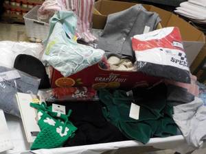 lot 107 image: 25 or so New Clothing From a major ...