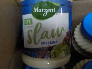 lot 122 image: 6 ct 16 oz Marzetti Lite Slaw Dress...