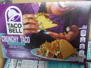 lot 126 image: Case of 12 ct Taco Bell Crunchy Tac...