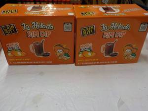 lot 137 image: 2 boxes 8 ct 7 oz La Helada Rim Dip...