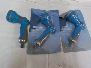 lot 146 image: 3 ct Garden Hose Nozzles...