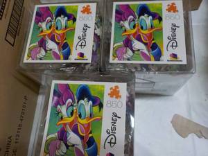 lot 147 image: 3 ct Disney 850 pc Puzzles...