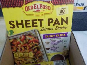 lot 161 image: 10 ct Old El Paso, Sheet Pan Dinner...