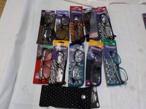 lot 174 image: 10 pair Reading Glasses- various st...