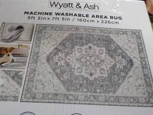 lot 13 image: Wyatt and Ash Darya Grey Machine Wa...