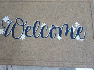 lot 41 image: Springtime Collection Welcome Mat 2...