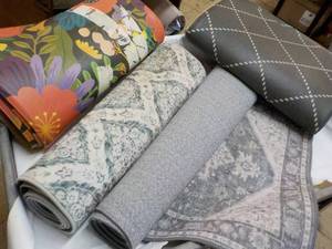 lot 54 image: 4 Rugs- some have issues...