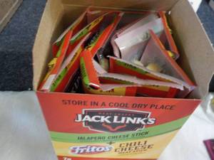 lot 69 image: Box of 16 Jack Links Meat Sticks 1....