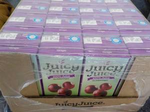 lot 74 image: 32 pack Grape Juicy Juice...