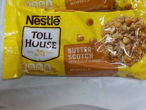 lot 77 image: 4 bags Nestle 11 oz Butter Scotch M...
