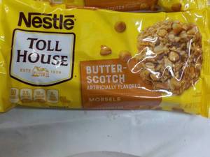 lot 80 image: 4 bags Nestle 11 oz Butter Scotch M...