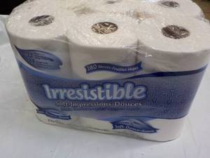 lot 91 image: 12 Rolls Irrestible 2 ply Bath Tiss...