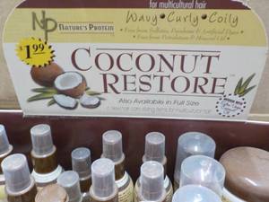 lot 96 image: 37 pc Coconut Restore Trial Size Pr...