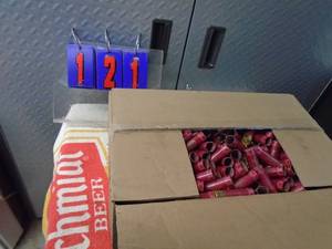 Box of 12 gauge Paper shell to reload. Approx 200?. As shown.