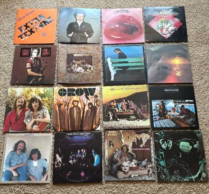 lot 58 image: Vintage Record Albums by Crow, George Harrison, Rare Earth and More