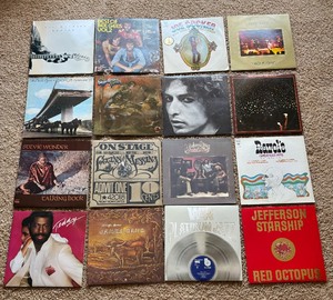 lot 61 image: Awesome Record Albums by Eric Clapton, Joe Cocker, Jefferson Starship and More