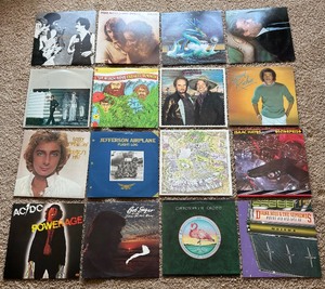 lot 62 image: Record Albums by Santana, Azia, Jefferson Airplane, Box Scaggs and More