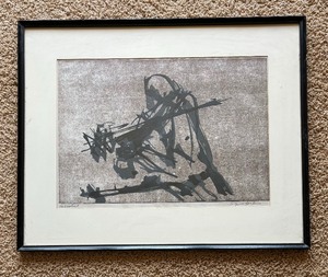 lot 5 image: The Violist Original Artwork by Eugene Larkin
