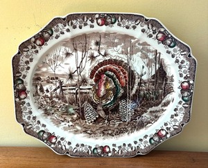 lot 69 image: His Majesty Vintage Platter by Johnson Bros