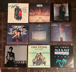 lot 92 image: Motion Picture Soundtrack Record Albums including Rocky III, American Graffiti, Top Gun, Sting and More