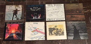 lot 95 image: Neil Young Record Albums including Rust Never Sleeps, Landing on Water Crazy Horse and More