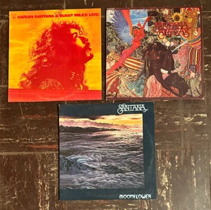 lot 99 image: Santana Record Albums including Abraxas, Live and Moonflower