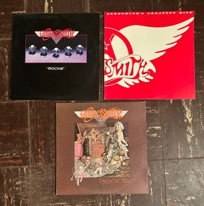 lot 103 image: Aerosmith Record Albums including Toys in the Attic, Greatest Hits and Rocks
