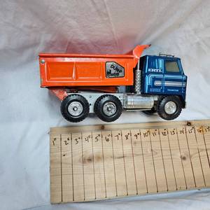 1970-80's ERTL/International Transfer/Pressed Steel Turbo Diesel Dump Truck