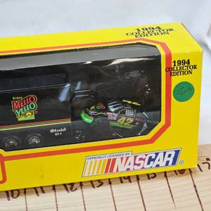 lot 18 image: Nascar Kyle Petty Mello Yellow Race Hauler