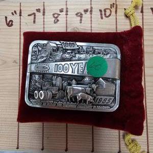 lot 60 image: Moor Mans 100 Year Anniversary Buckle