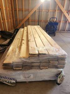 1x6x8 smooth light gray shiplap tongue and groove