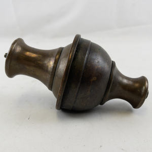 lot 1B image: Small Copper Karmelkorn Ball Maker -Custom Ballers made for the KARMELKORN Franchisee.