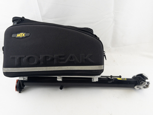 lot 15 image: Quick MTX Track Topeak Rear Rack Cargo Bag