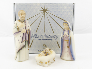 lot 23B image: FENTON The Nativity The Holy Family First Edition Signature Pieces with Original Box.
